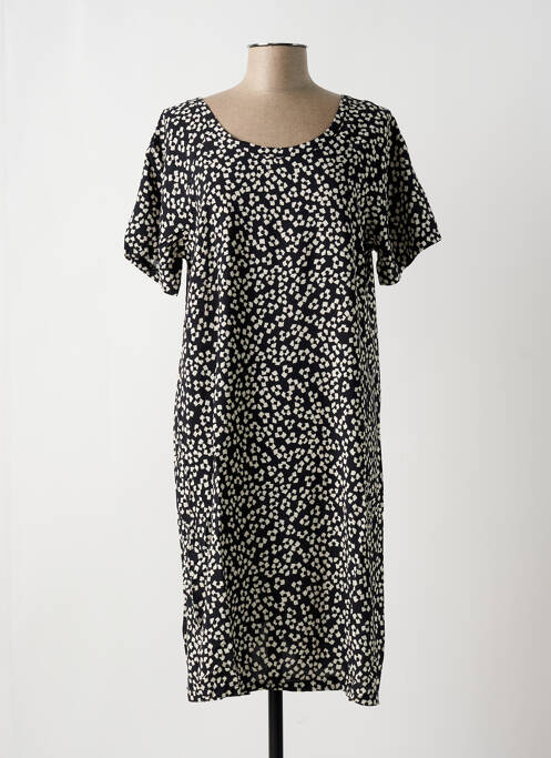 Robe mi-longue noir G!OZE pour femme