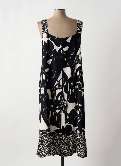 Robe mi-longue noir G!OZE pour femme