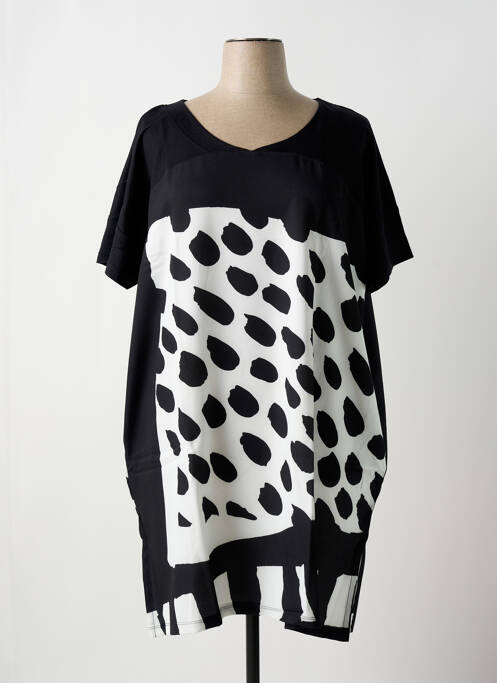 Robe mi-longue noir G!OZE pour femme