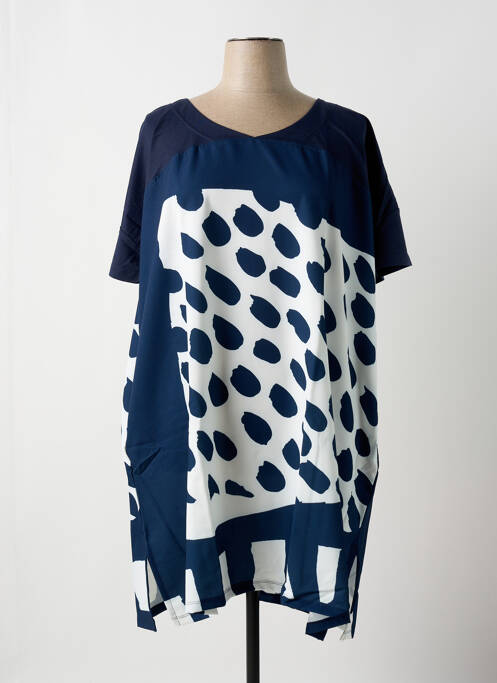 Robe mi-longue bleu G!OZE pour femme