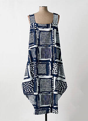 Robe mi-longue bleu G!OZE femme