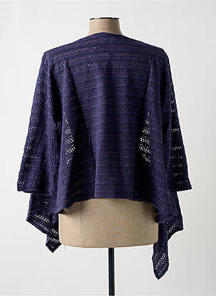 Gilet manches longues bleu G!OZE femme