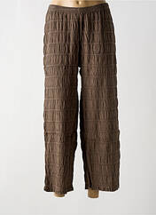 Pantalon large taupe G!OZE pour femme seconde vue