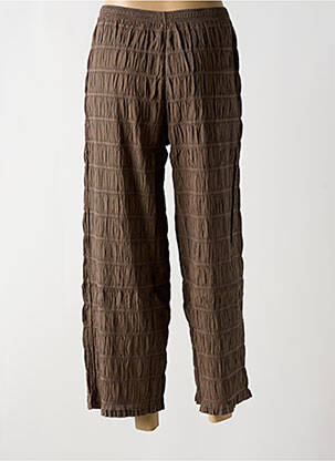Pantalon large taupe G!OZE femme