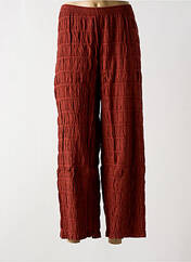 Pantalon flare rouge G!OZE pour femme seconde vue