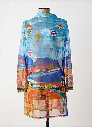 Chemisier bleu MALOKA femme