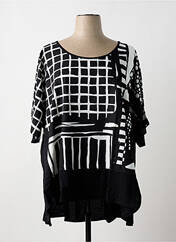 Tunique manches courtes noir G!OZE pour femme seconde vue