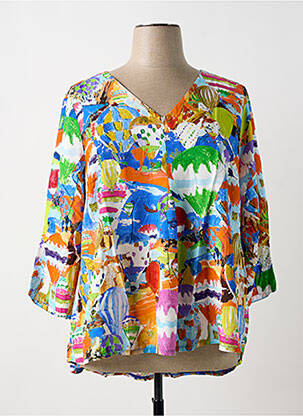Blouse bleu MALOKA femme