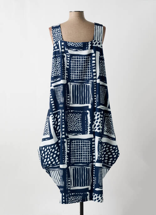 Robe mi-longue bleu G!OZE pour femme