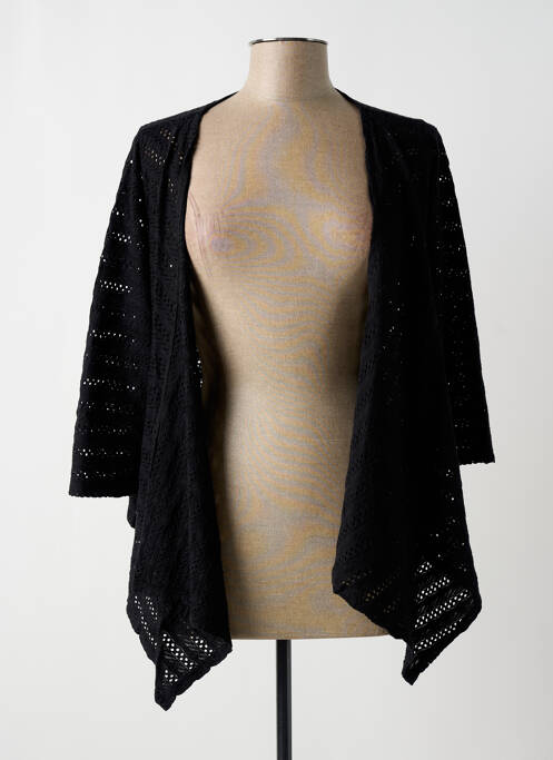 Gilet manches longues noir G!OZE pour femme