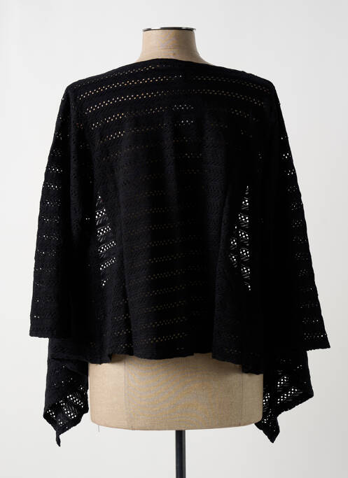 Gilet manches longues noir G!OZE pour femme