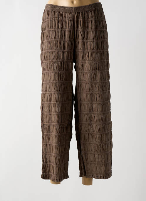 Pantalon large taupe G!OZE pour femme