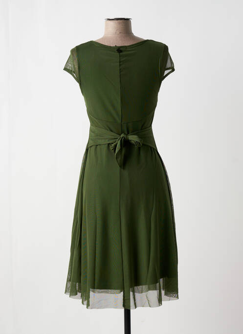 Robe mi-longue kaki MALOKA pour femme