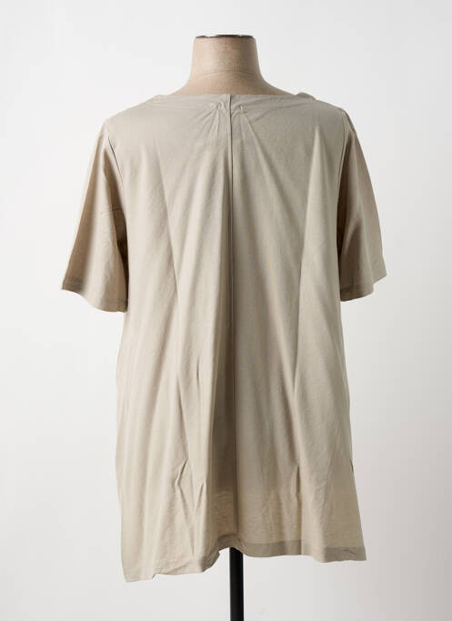 Tunique manches courtes beige G!OZE pour femme