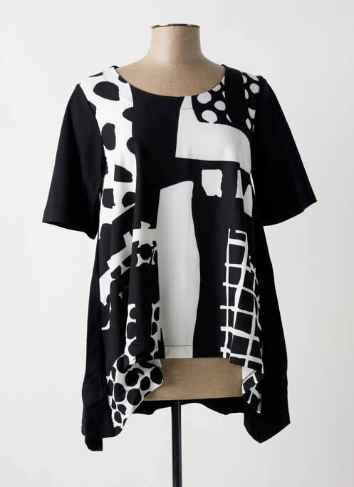 Tunique manches courtes noir G!OZE pour femme