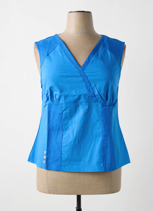 Top bleu MALOKA pour femme