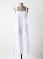 Robe mi-longue blanc MALOKA pour femme seconde vue