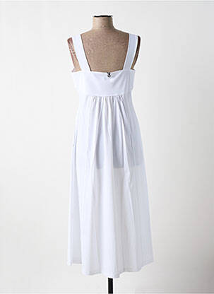 Robe mi-longue blanc MALOKA femme