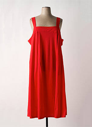 Robe mi-longue rouge MALOKA femme