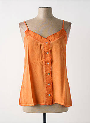 Top orange MALOKA femme