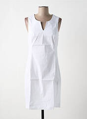 Robe mi-longue blanc MALOKA pour femme seconde vue