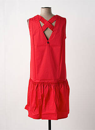 Robe mi-longue rouge MALOKA femme