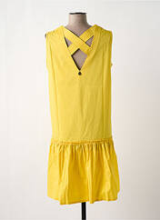 Robe mi-longue jaune MALOKA pour femme seconde vue