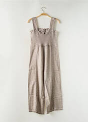 Combi-pantalon taupe MALOKA pour femme seconde vue