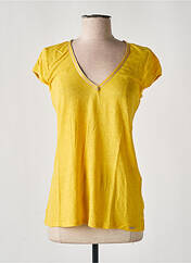T-shirt jaune MALOKA pour femme seconde vue