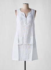 Robe mi-longue blanc MALOKA pour femme seconde vue