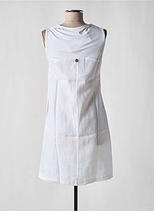 Robe mi-longue blanc MALOKA femme