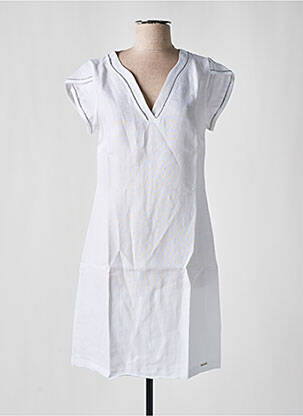 Robe mi-longue blanc MALOKA femme