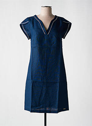 Robe mi-longue bleu MALOKA femme