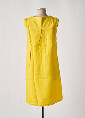 Robe mi-longue jaune MALOKA pour femme seconde vue