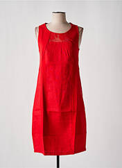 Robe mi-longue rouge MALOKA pour femme seconde vue