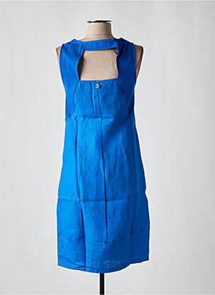 Robe mi-longue bleu MALOKA femme