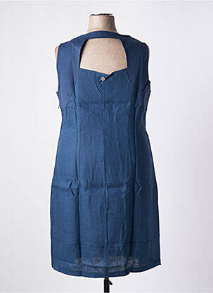Robe mi-longue bleu MALOKA femme