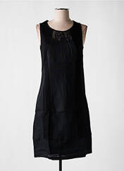 Robe mi-longue noir MALOKA pour femme seconde vue