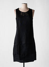 Robe mi-longue noir MALOKA femme