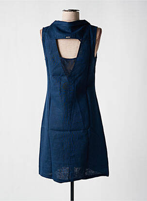 Robe mi-longue bleu MALOKA femme