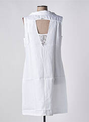 Robe mi-longue blanc MALOKA pour femme seconde vue