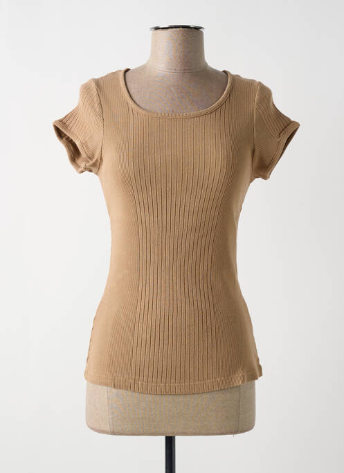 T-shirt marron MALOKA pour femme