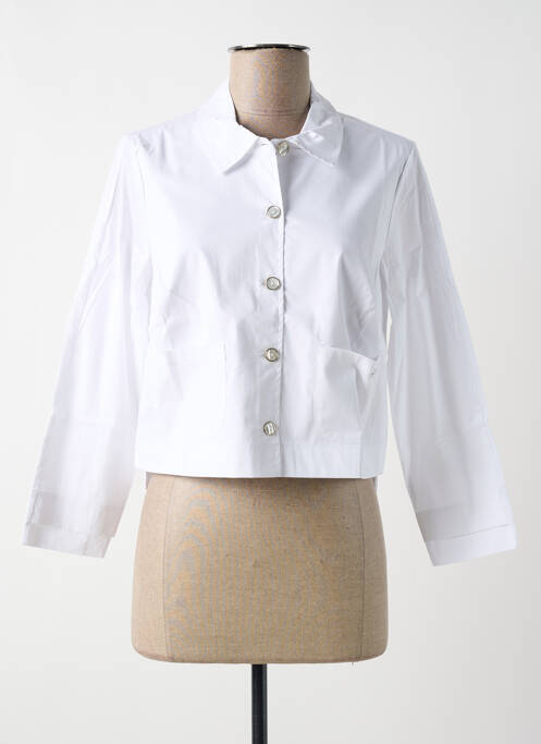 Veste chic blanc MALOKA pour femme