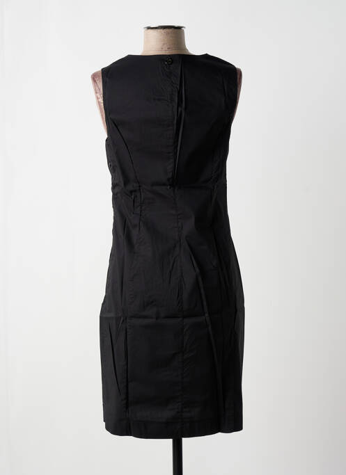 Robe mi-longue noir MALOKA pour femme