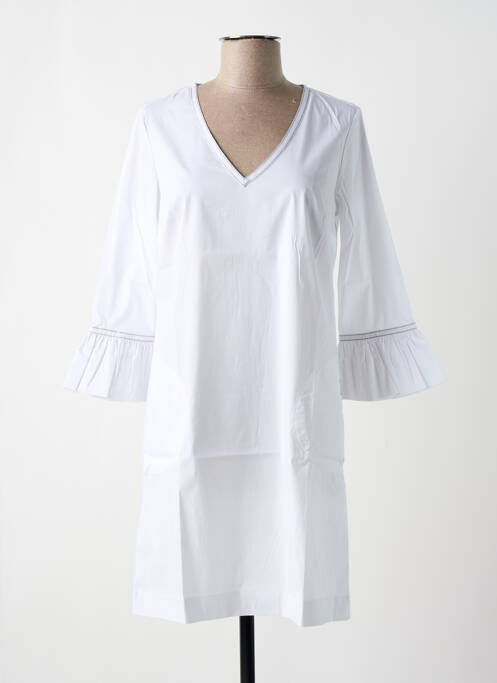Robe courte blanc MALOKA pour femme