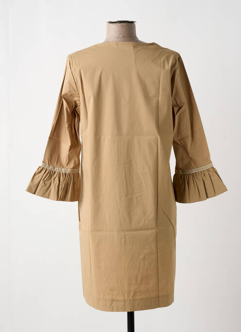 Robe courte marron MALOKA pour femme