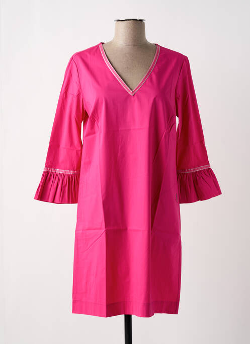 Robe courte rose MALOKA pour femme