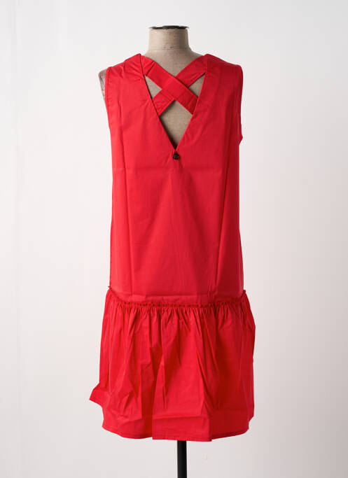 Robe mi-longue rouge MALOKA pour femme