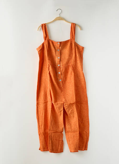 Combi-pantalon orange MALOKA pour femme