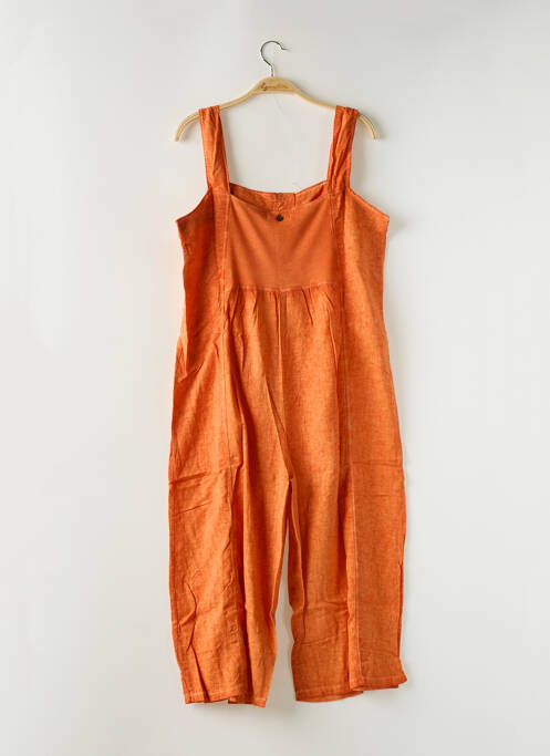 Combi-pantalon orange MALOKA pour femme